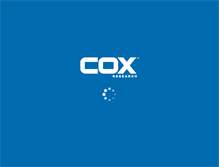 Tablet Screenshot of coxresearch.com